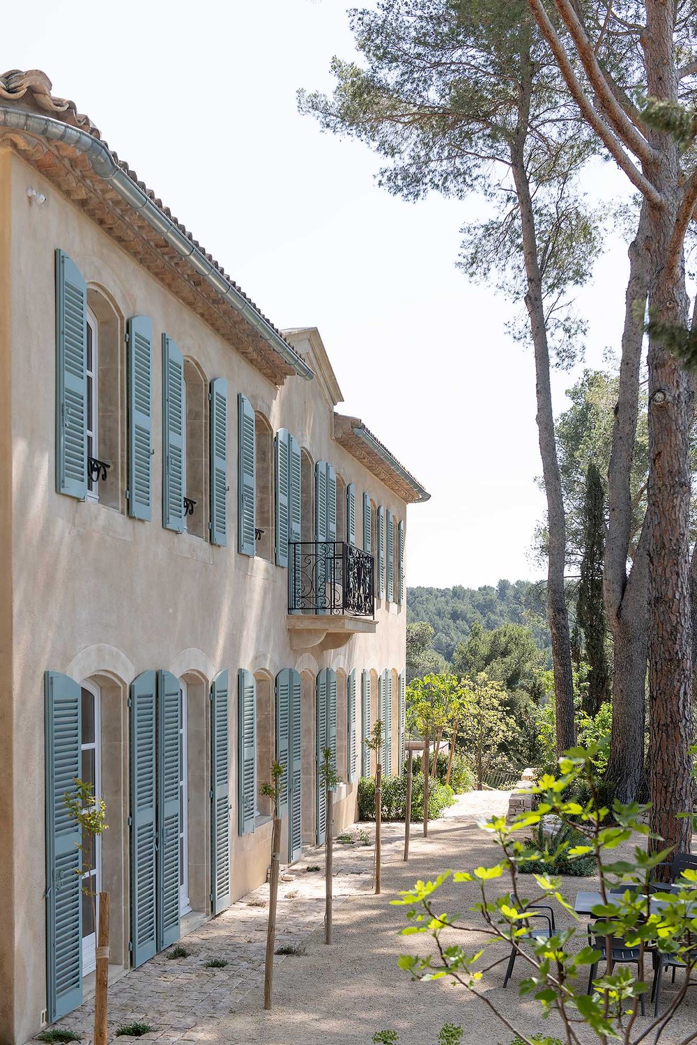 Bastide Aix en Provence extérieur vue arrière