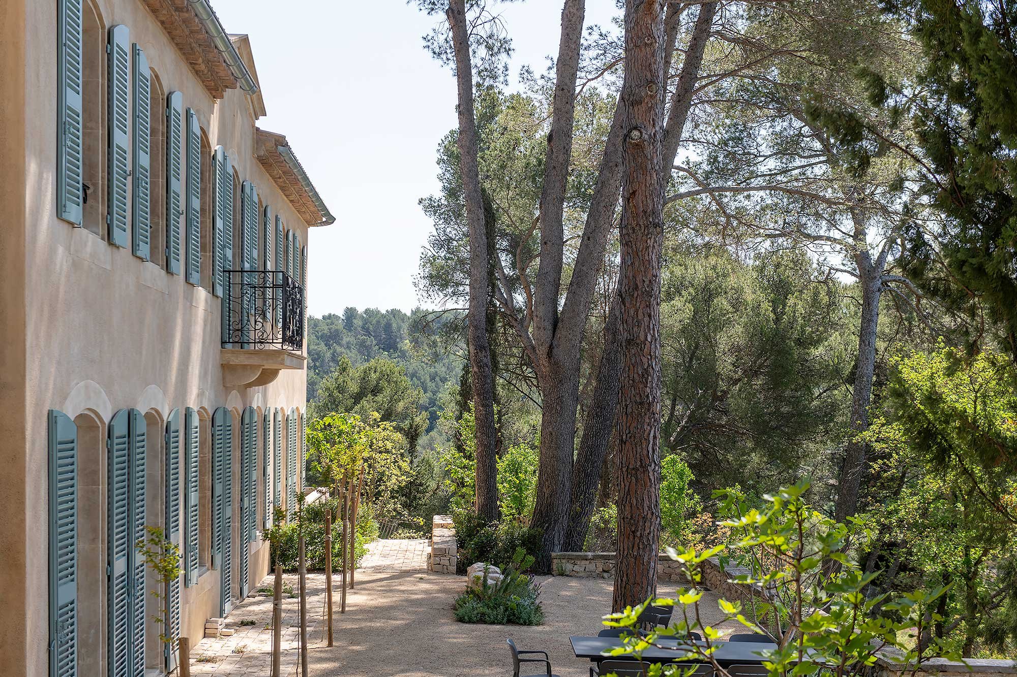 Bastide Aix en Provence extérieur arrière