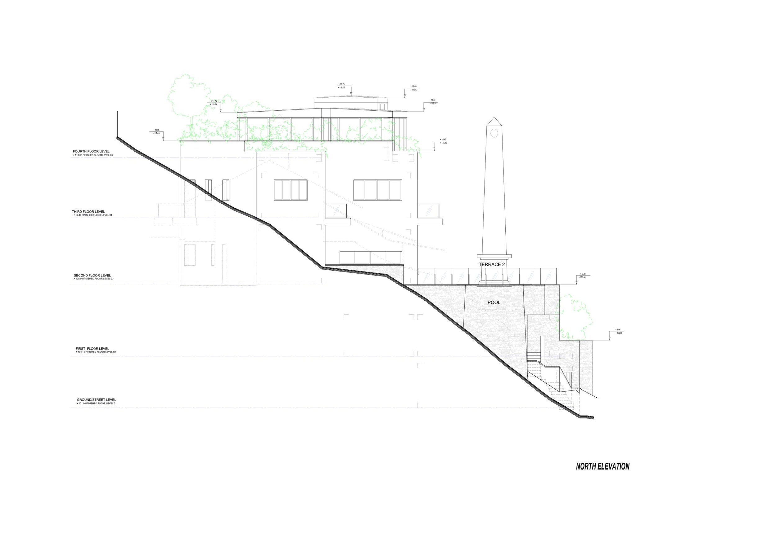 Maison contemporaine Gibraltar façade nord