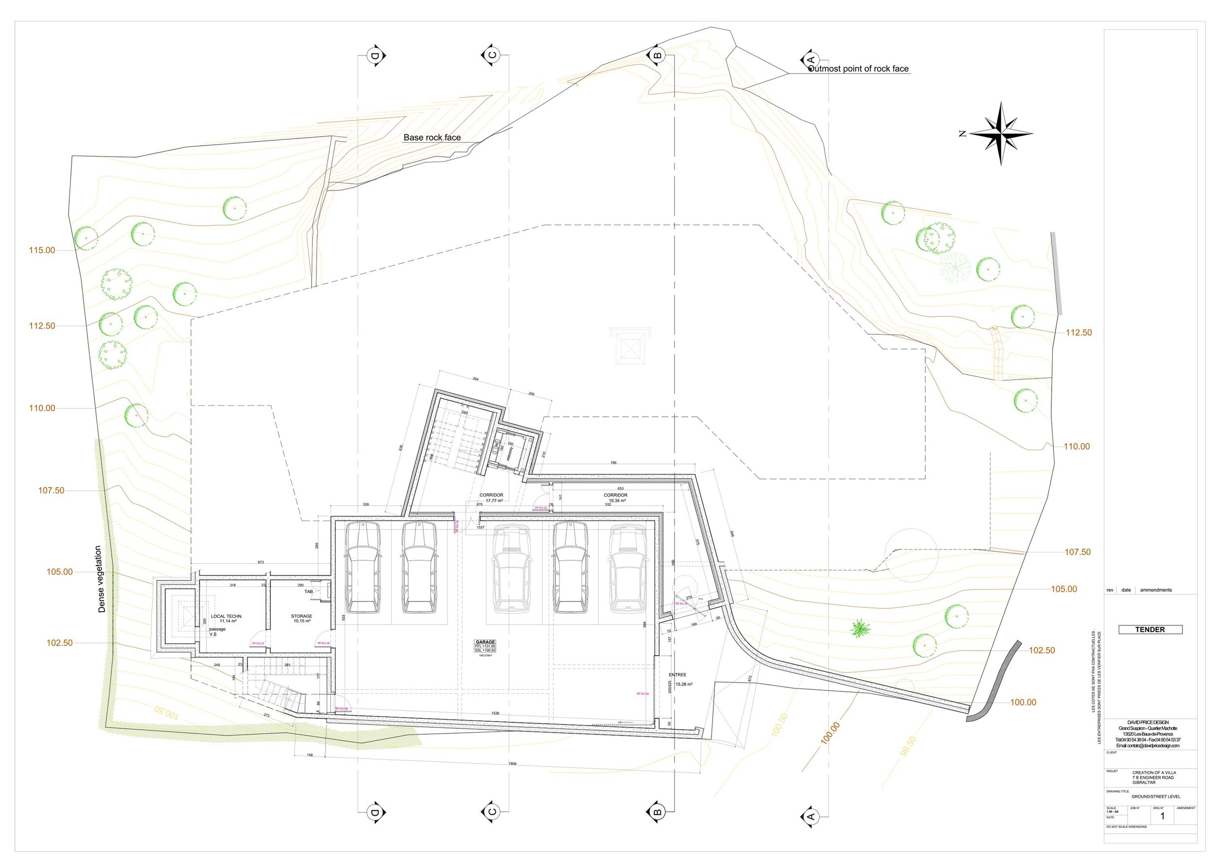 Maison contemporaine Gibraltar plan au sol