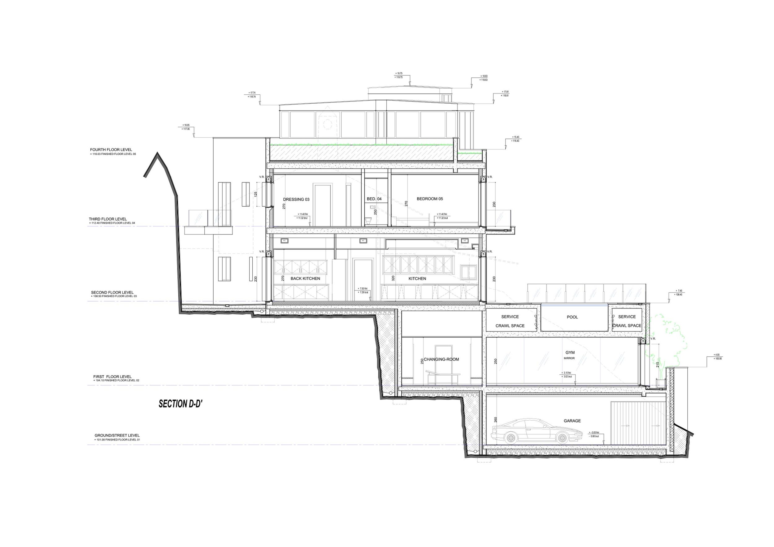 Maison contemporaine Gibraltar section dd