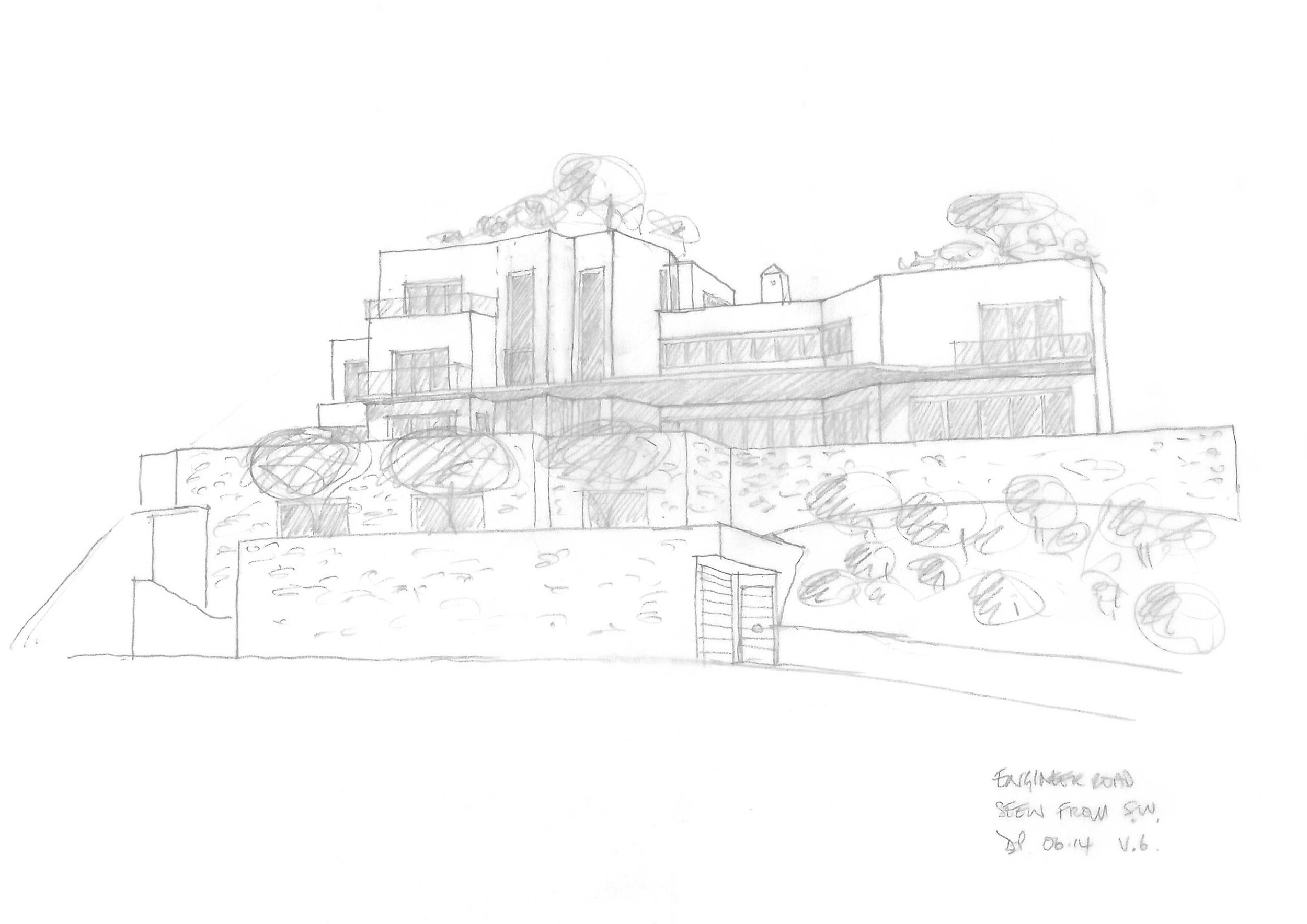 Maison contemporaine Gibraltar esquisse 2