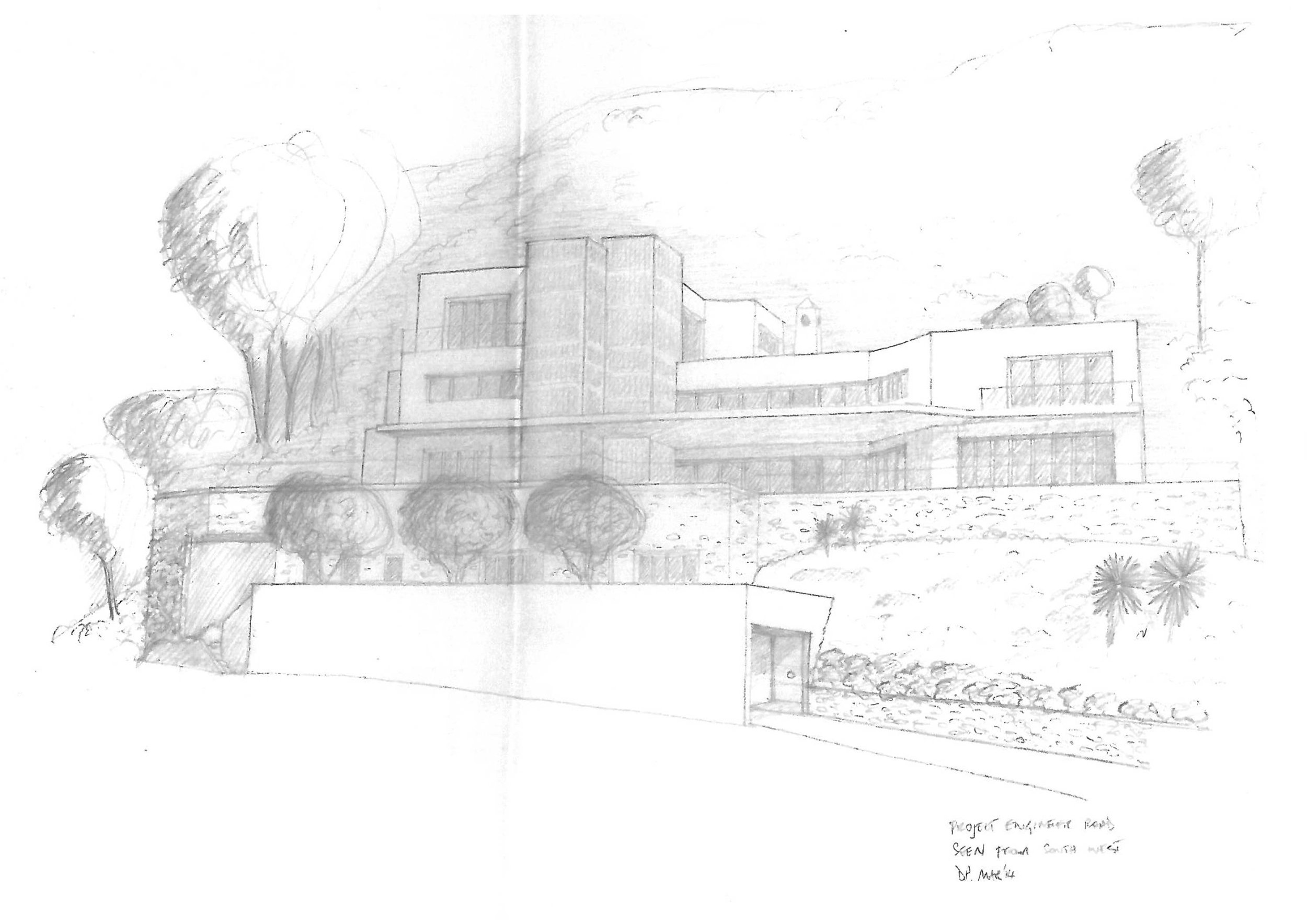 Maison contemporaine Gibraltar croquis 3