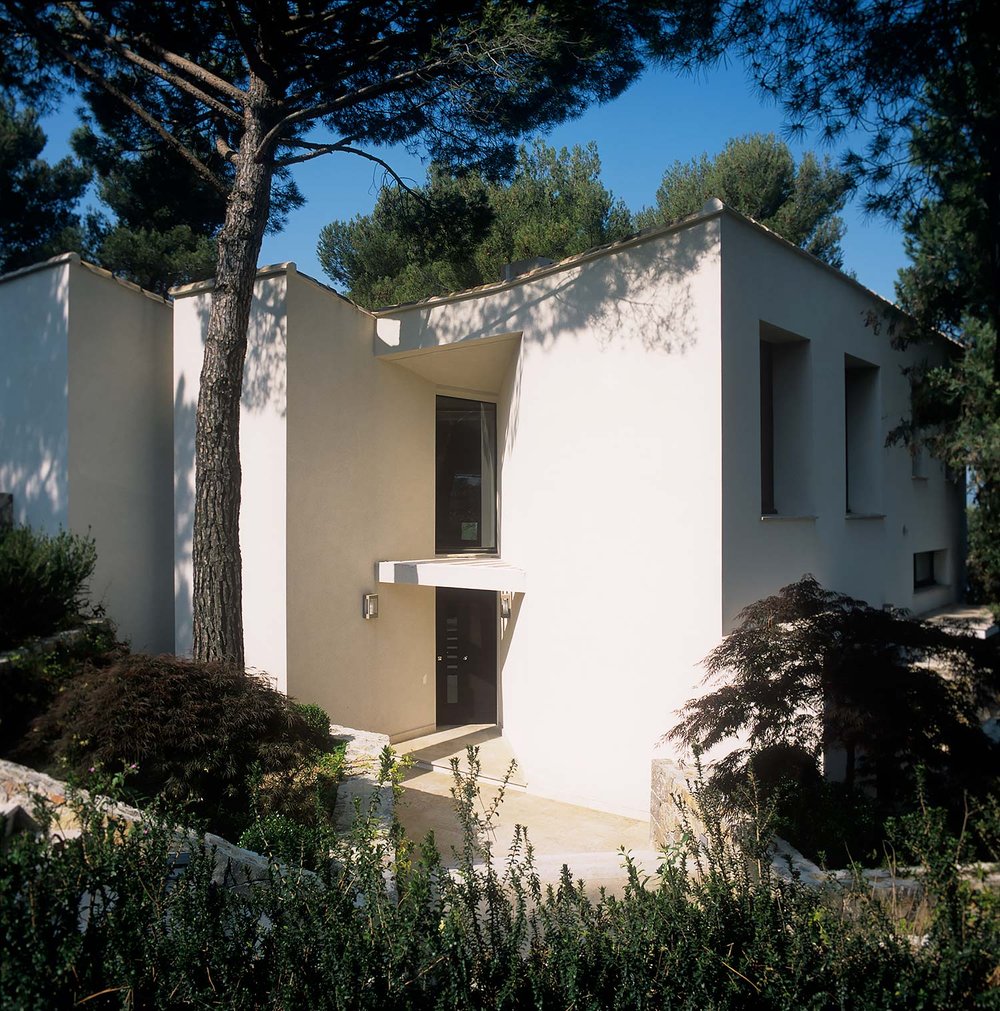 contemporary villa mouans sartoux exterior architecture