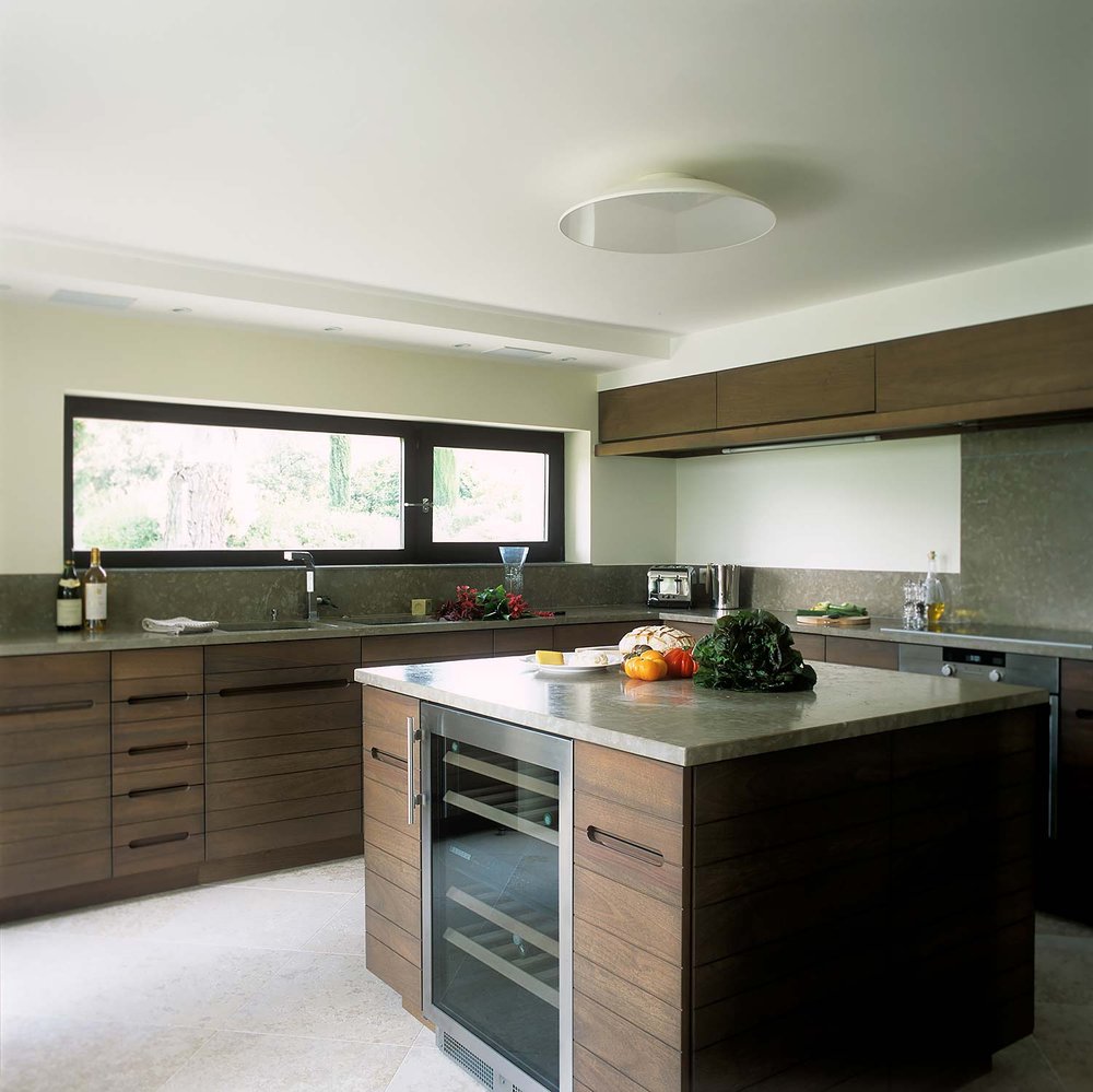 contemporary villa mouans sartoux kitchen